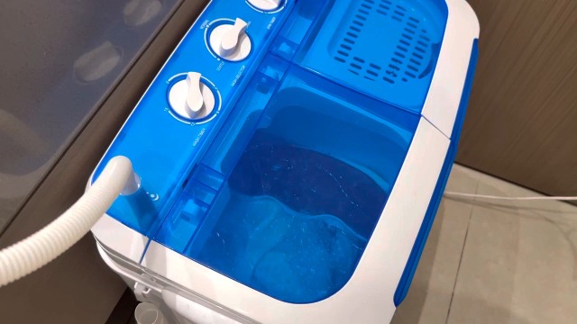 ハンディ洗濯機 青 Amazon.com: Superday Portable Washing Machine, 2 In 1 Mini